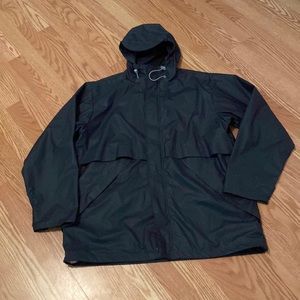 Land’s End rain jacket with hood Large 42-44
